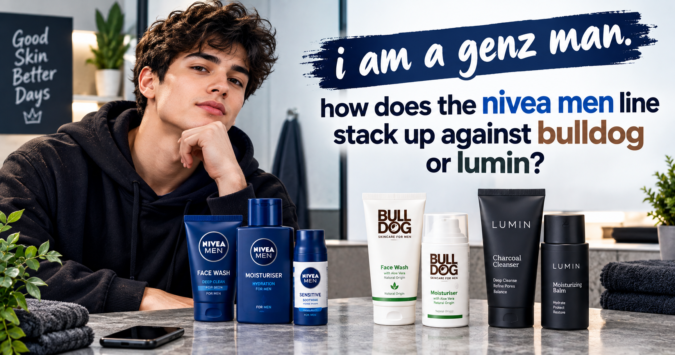 i am a genz man. how does the nivea men line stack up against bulldog or lumin?