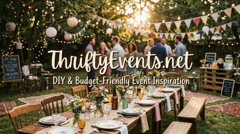 Blog ThriftyEvents.net: A Practical Guide to Budget Event Planning
