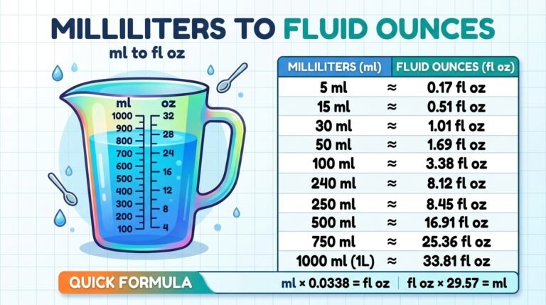 ML to OZ: How to Convert Milliliters to Ounces